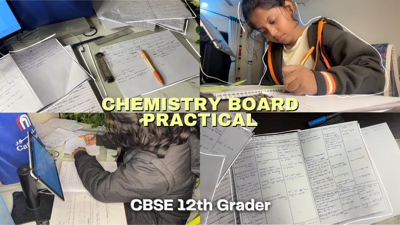 CHEMISTRY BOARD PRACTICAL CBSE CLASS 12th PCM #lifeofangel 