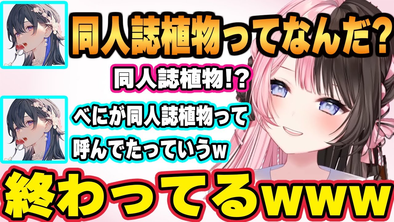 リスナーから八雲べにが命名した同人誌植物のことを聞く一ノ瀬うるはとひなーの【ぶいすぽ / 切り抜き】