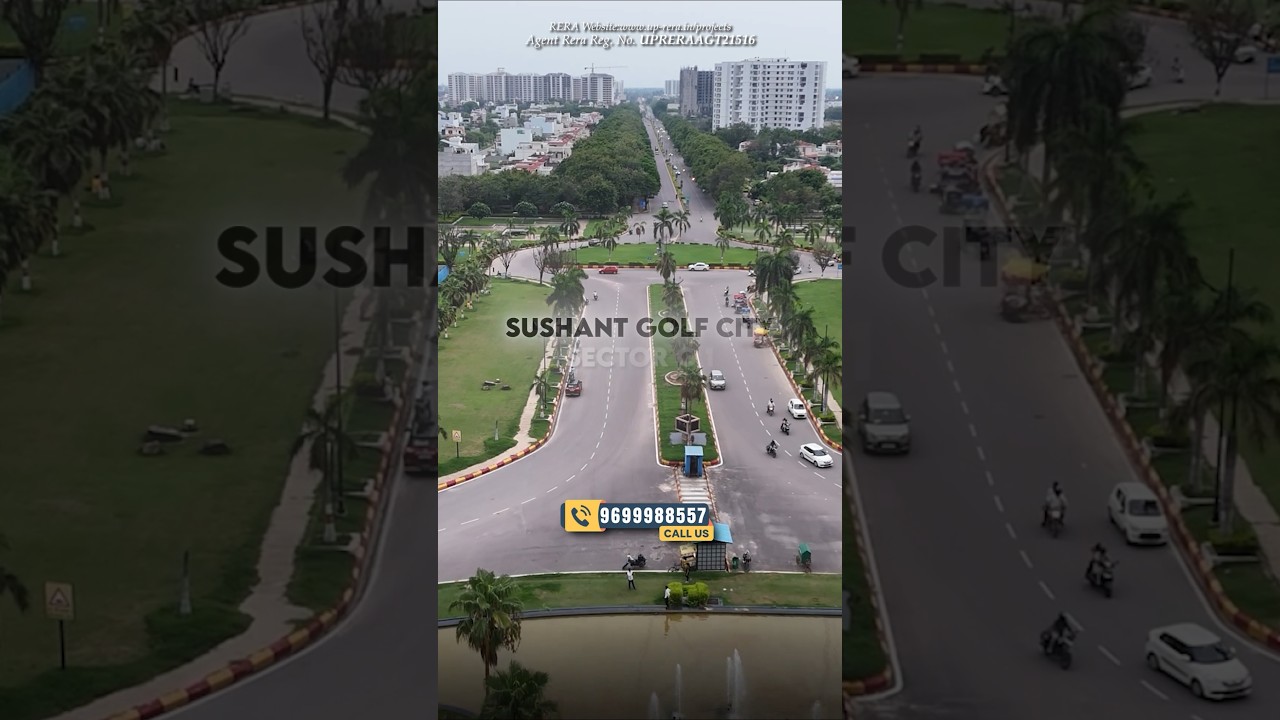 Residential Plots for sale in Sushant Golf City Lucknow #ldaapprovedplots #reraapproved