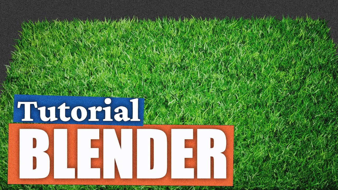 Como Fazer Grama no Blender
