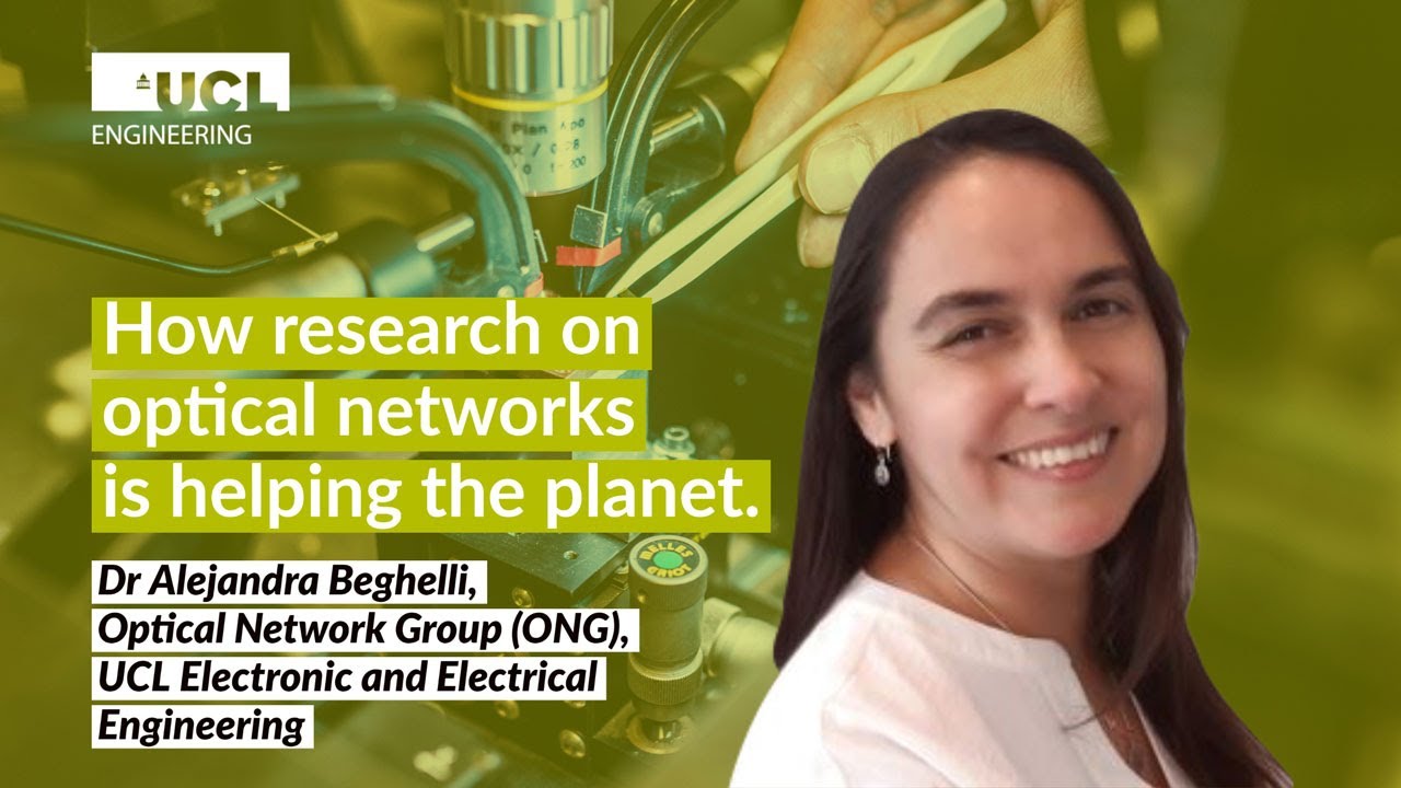 How research on optical networks is helping the planet | Lecture