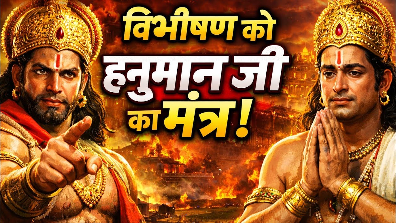 हनुमान जी ने विभीषण को कौन सा गुप्त मंत्र दिया? जिसे सुनकर बदली किस्मत! | Ramayan story