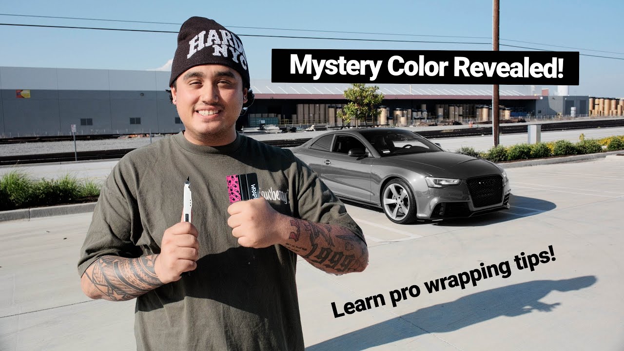 Audi S5 Wrap Reveal! Part 1: Prep and Hood