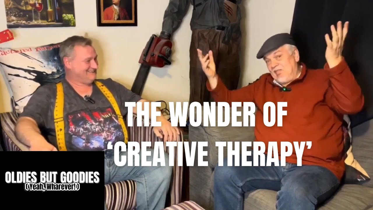THE WONDER OF 'CREATIVE THERAPY' WITH FRITZ O'SKENNICK. Practical routes to wellbeing happiness.