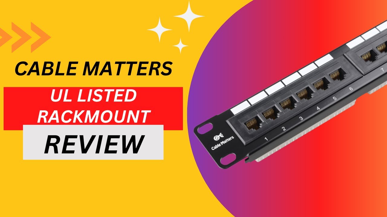 Network Organization Excellence: Cable Matters 24 Port Network Patch Panel Review