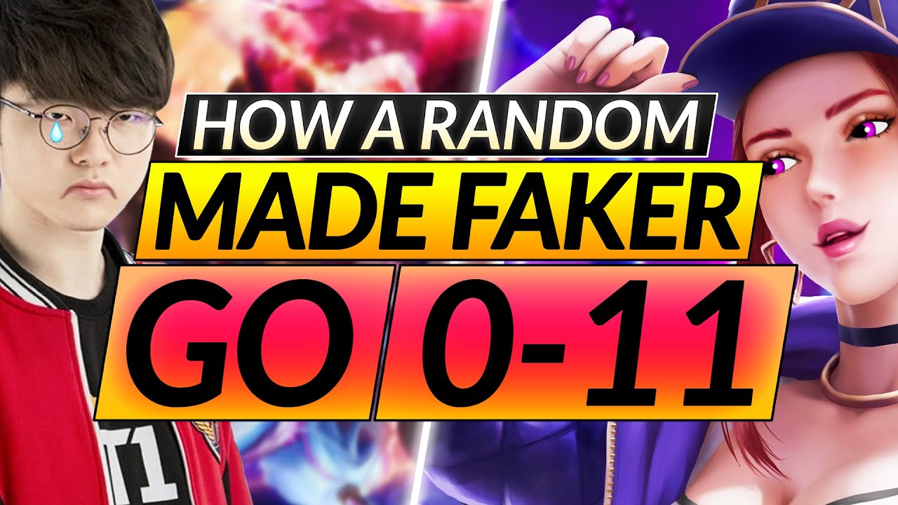 Akali One-Trick заставляет FAKER GO 0-11 - Как заставить ЛЮБОГО RAGEQUIT - Руководство по LoL Midlane