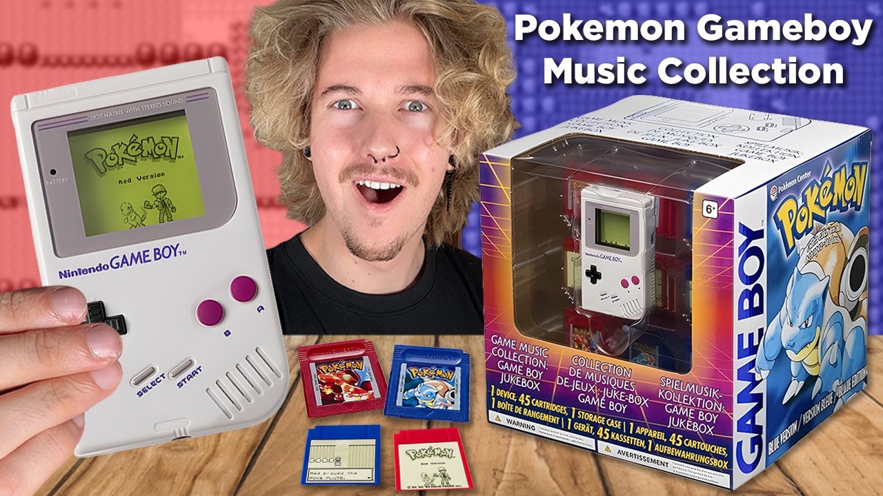Музыкальный сборник Pokemon Red & Blue: распаковка и обзор для Game Boy.