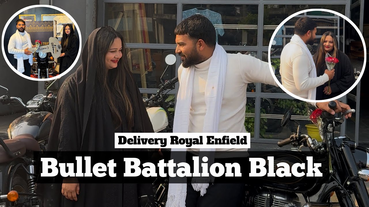Royal Enfield Bullet Battalion Black 350 😍 | Delivery Of Battalion Back | New Model 2026 