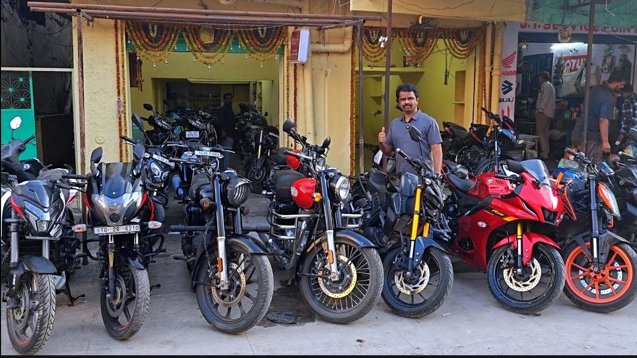 Second hand bikes in Hyderabad | SriSai motors |🤩🔥భారీతగ్గింపు #mt #ns #r15v4 @raviprakashlifestyle