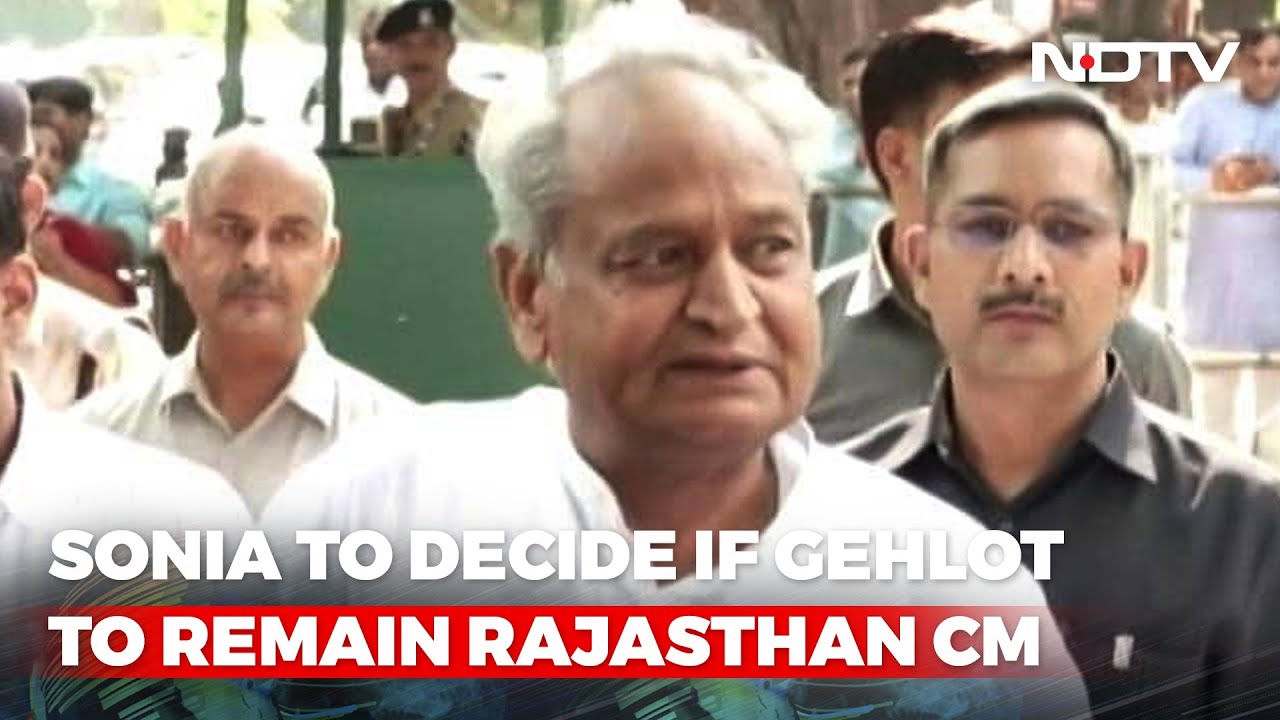 Ashok Gehlot Says Sorry, Sonia Gandhi Decision On Him Soon | The News