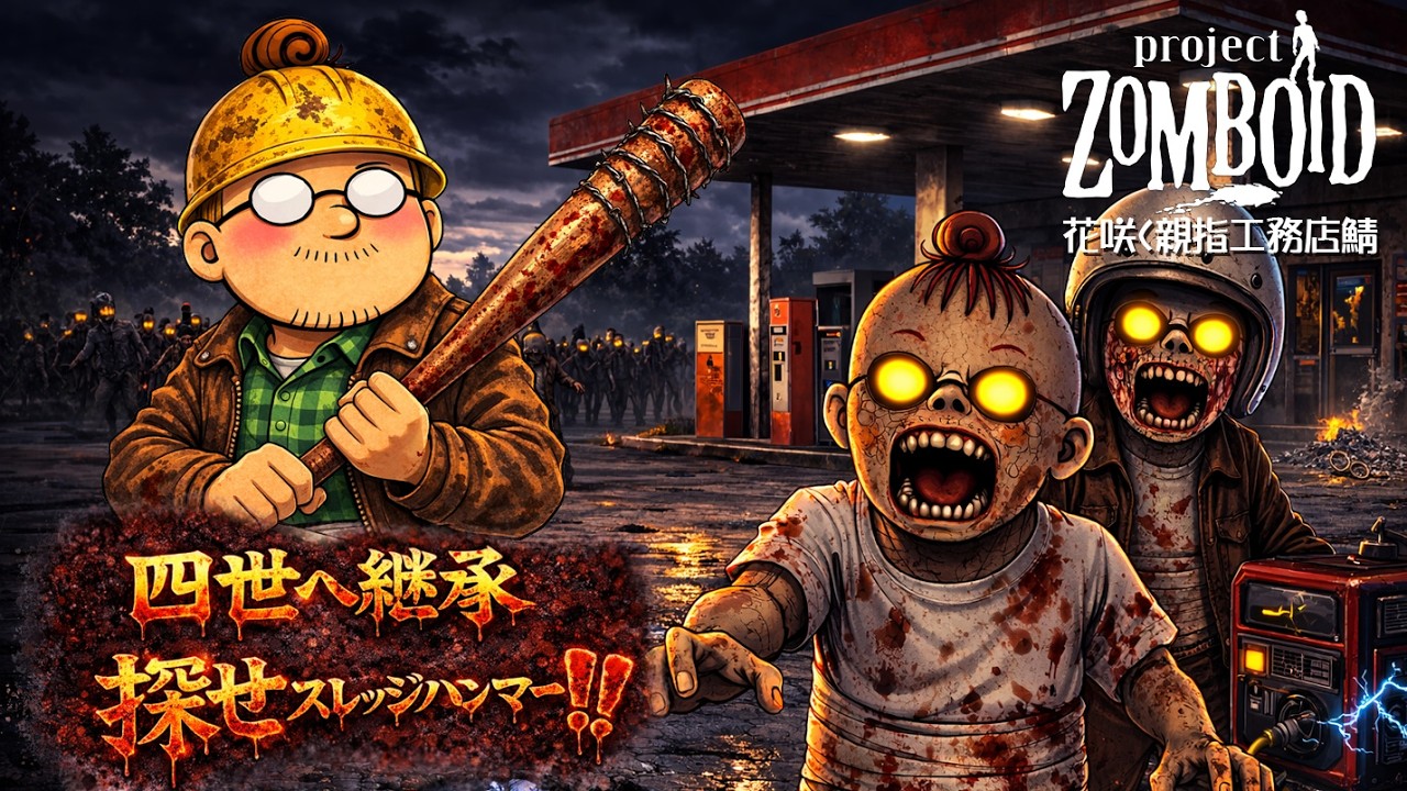 【Project Zomboid】#１０　スレハン探しに行く行く詐欺。雑用こなしてると出かけられない。（できたらヒント軽めに）【自鯖b41】