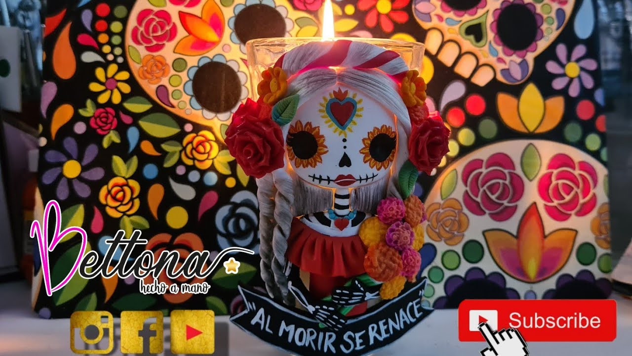 veladora de catrina