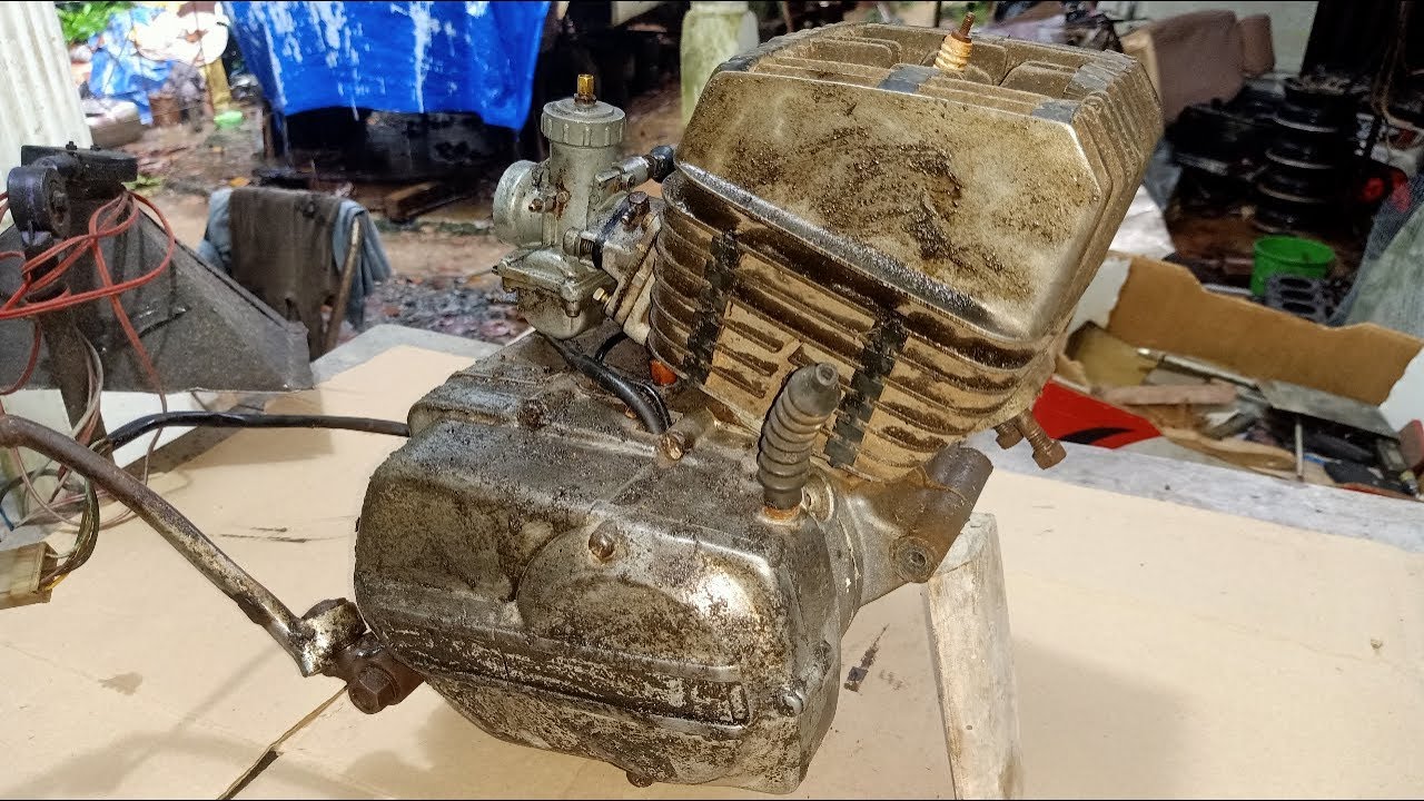 Yamaha125 Engine restoration | Yamaha 125 Two stroke engine rebuild (1979)