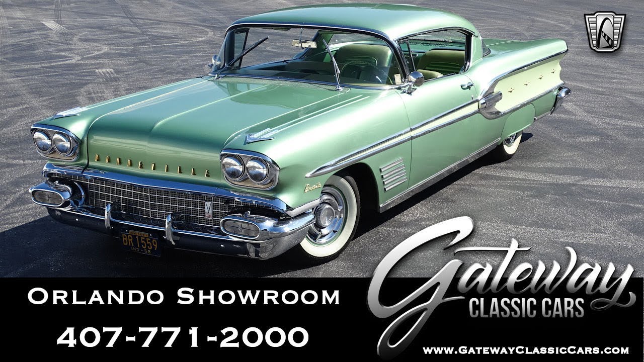 1958 Pontiac Bonneville Gateway Classic Cars Orlando 1495