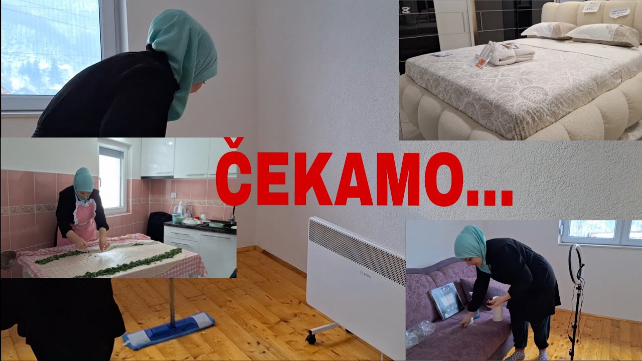 Čišćenje i priprema sobe za novi namještaj❗️Za ručak ZELJANICA 💥