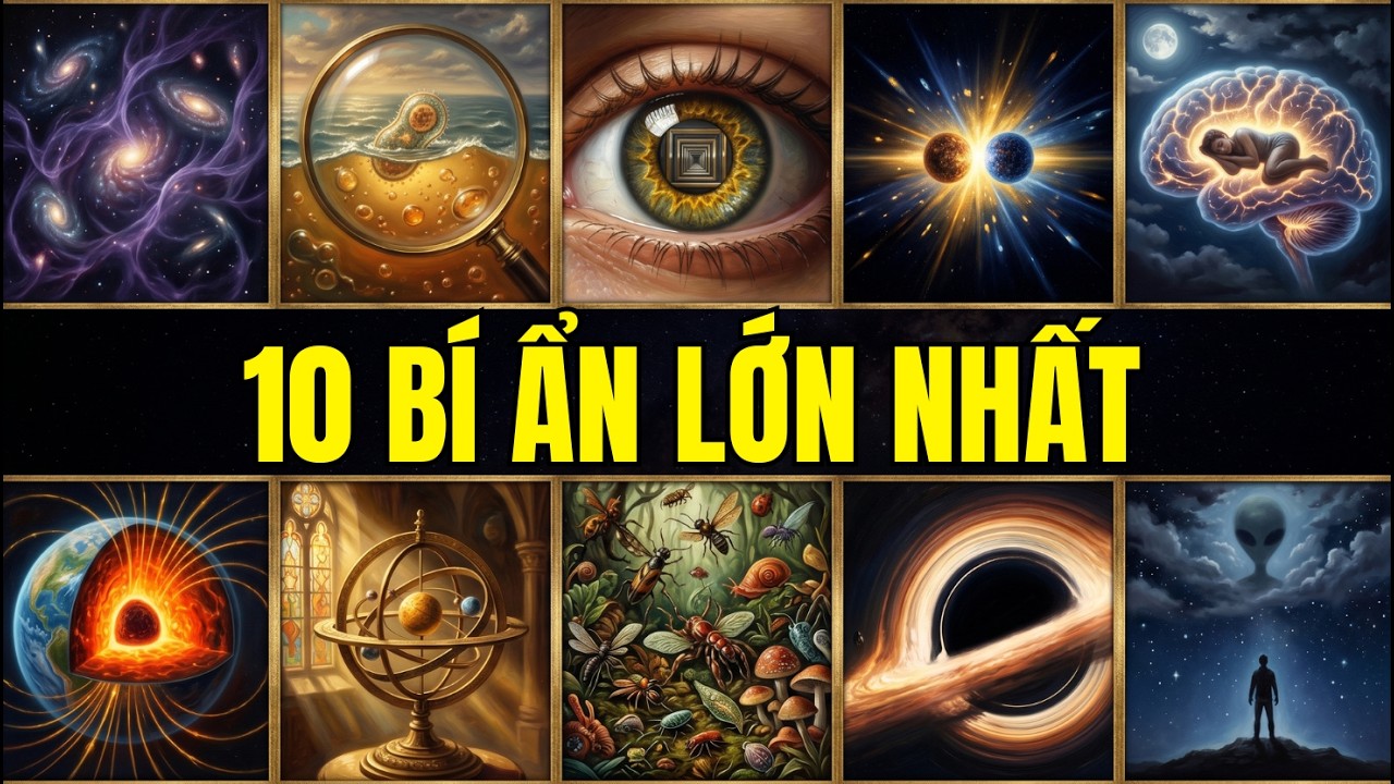 10 B&iacute; Ẩn Lớn Nhất M&agrave; Khoa Học Vẫn Chưa Thể Giải Đ&aacute;p | Vũ Trụ, Sự Sống, &Yacute; Thức