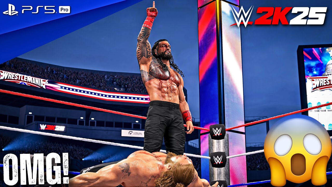 WWE 2K25 - Legendary 30-Man Gauntlet Match at WrestleMania | PS5 Pro [4K60]