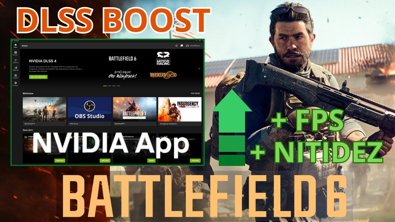 Battlefield 6: Configura DLSS ASÍ y Gana MUCHOS Más FPS y Calidad (Nvidia App Super Resolución)