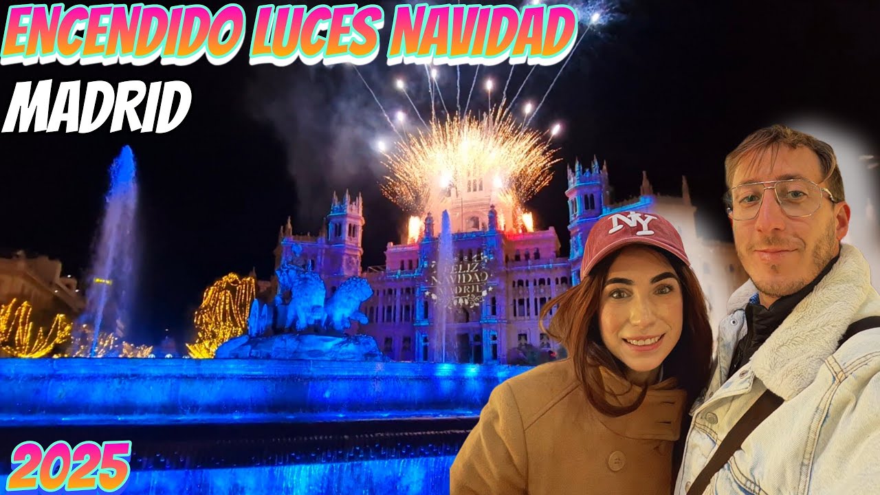 🎄 ASÍ fue el ENCENDIDO de las LUCES de NAVIDAD en MADRID 2025 {4K}