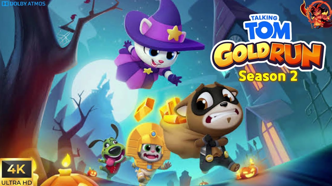 Talking Tom Gold Run Season 2 Gameplay Walkthrough #42 - Play Genie Angela #4