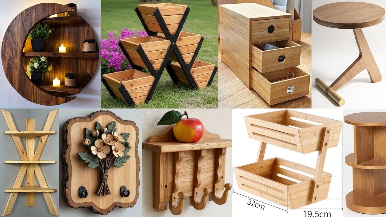 Stylish wood furniture and wood d&eacute;cor pieces ideas you can make for high profit