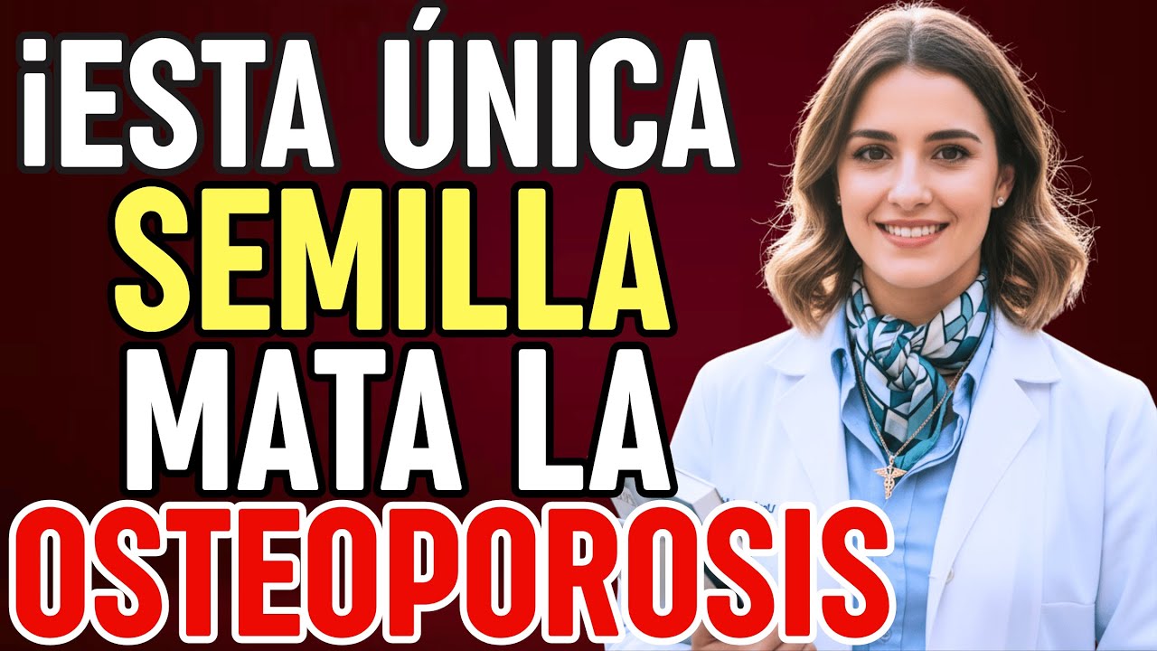 ¡Esta SEMILLA Tiene MÁS Calcio que la Leche! Combate la Osteoporosis | Salud Senior