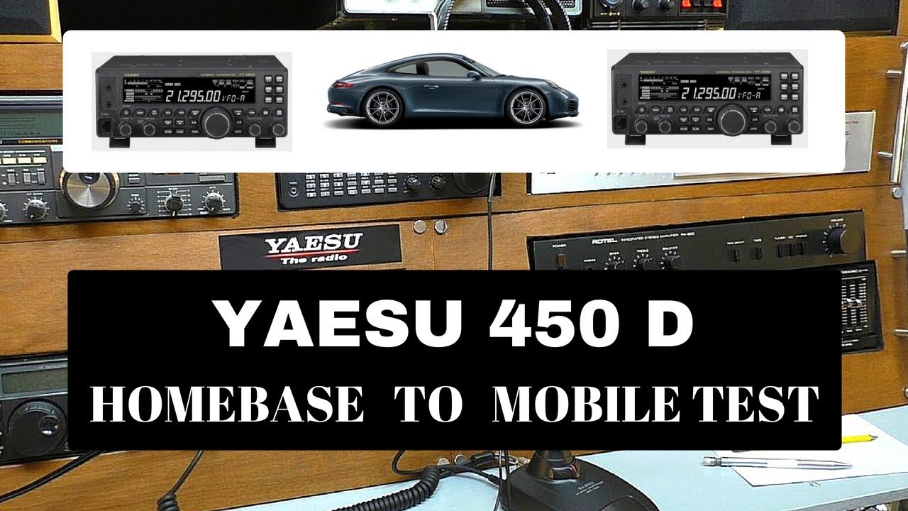 Yaesu 450D to Yaesu 450D mobile test.