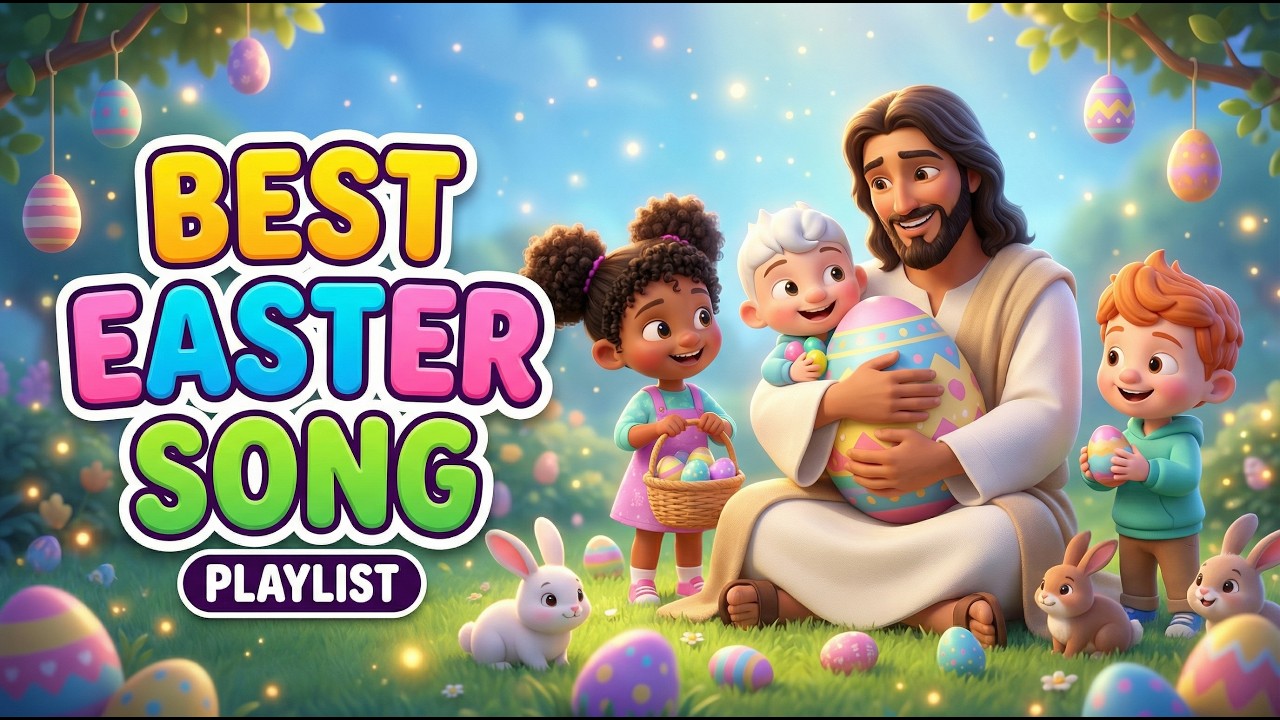BEST EASTER Songs for Kids | Happy Easter | Fun & Festive Music Playlist with Lyrics