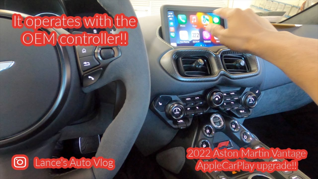 Adding Apple CarPlay to a 2022 Aston Martin.