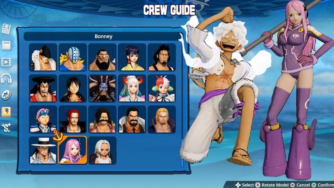 One Piece Pirate Warriors 4 - All Characters & Costumes (Including DLC)