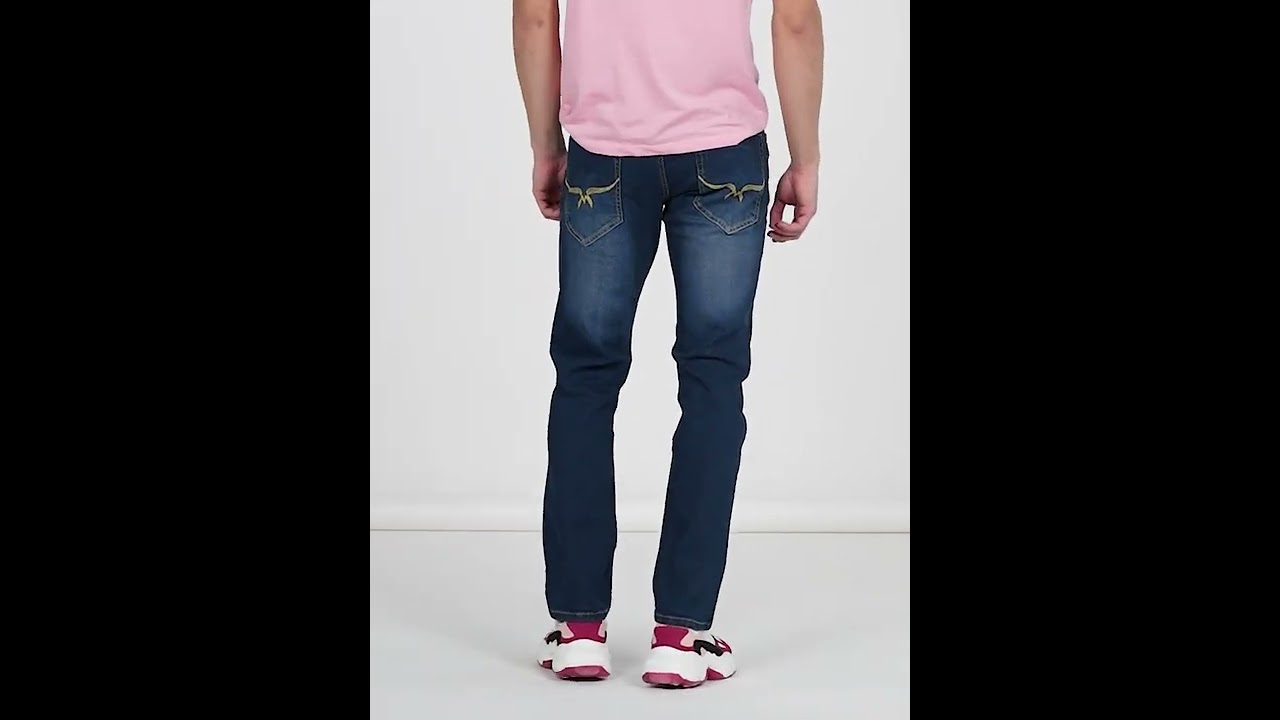 Regular Mid Rise Jeans