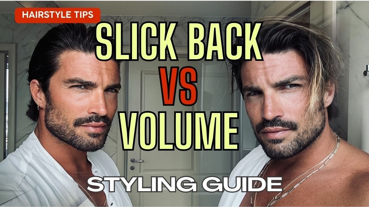 Slick Back vs Volume Hair | Italian Men’s Hairstyle Guide 2025 