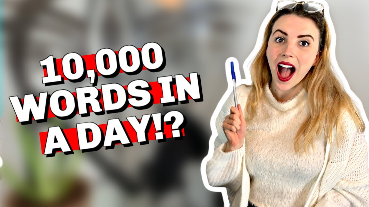 How to write 10,000 words in a day ▷ TIPS TO WRITE FASTER