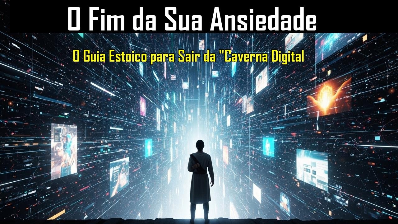 O Fim da Sua Ansiedade - O Guia Estoico para Sair da Caverna Digital.