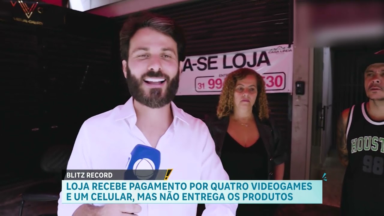Blitz RECORD: loja de eletrônicos não entrega produtos e cliente tem prejuízo em Contagem (MG)