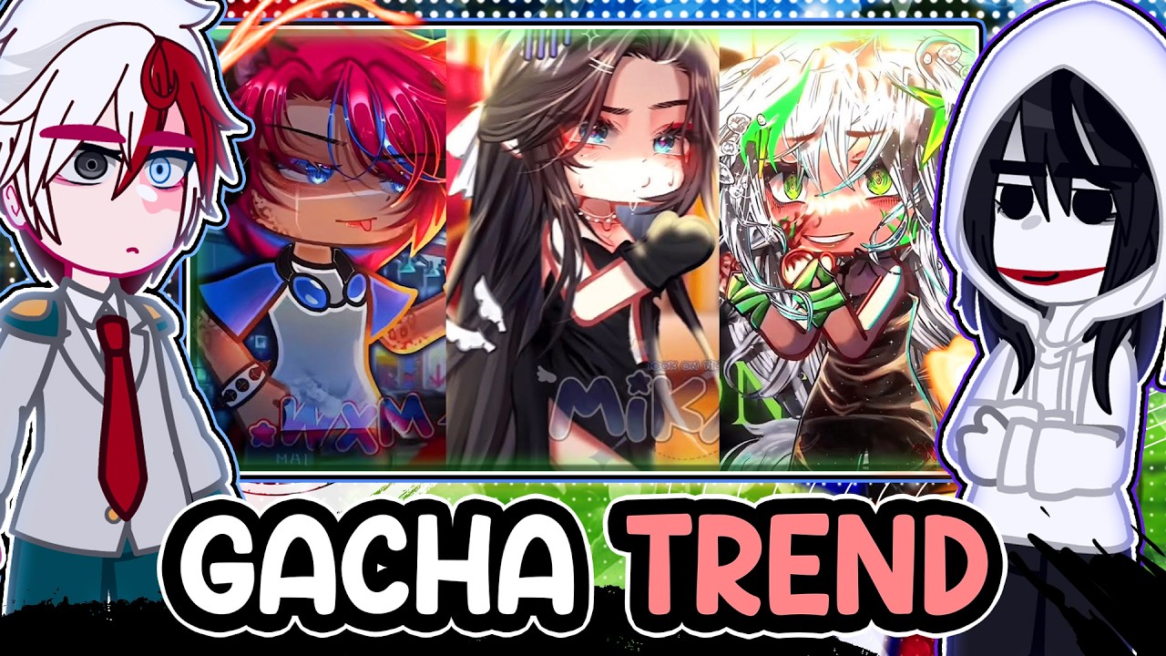 ||Fandoms reacting to GACHA TIKTOK COMPILATION||  \\🇧🇷/🇺🇲// ◆Bielly - Inagaki◆