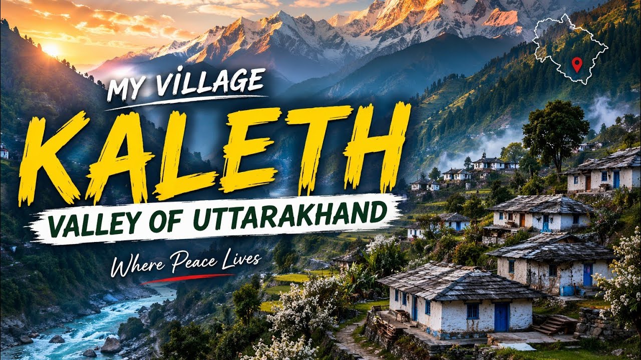  उत्तराखंड पहाड़ों की  vadio में  basa हुआ मेरा खूबसूरत गांव