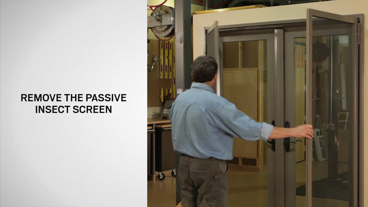 Installing a Hinged Insect Screen for 400 Series Frenchwood Hinged Patio Doors | Andersen Windows