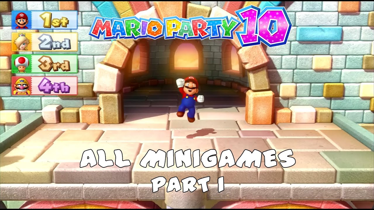 Mario Party 10 - All Minigames - Part 1