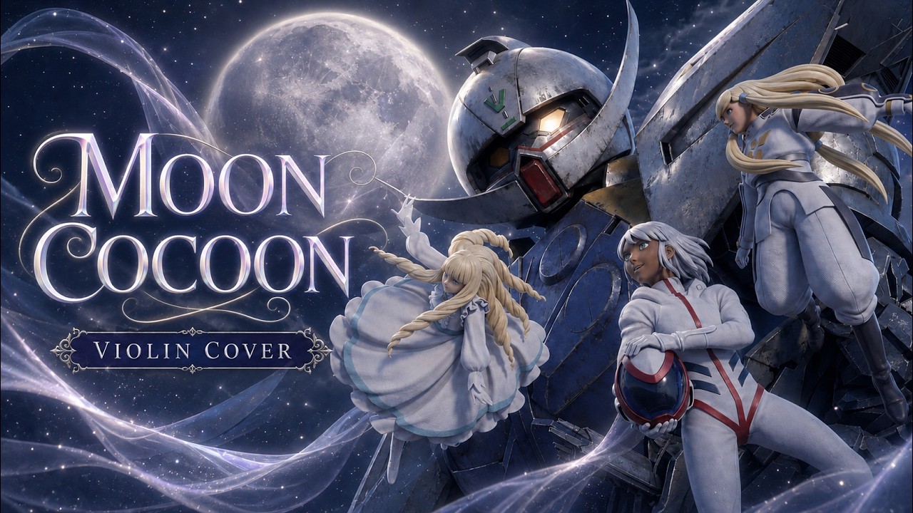 Moon’s Cocoon “Tsuki no Mayu” (∀ Gundam) | Violin Version Cover | SAKURA (AI Singer)