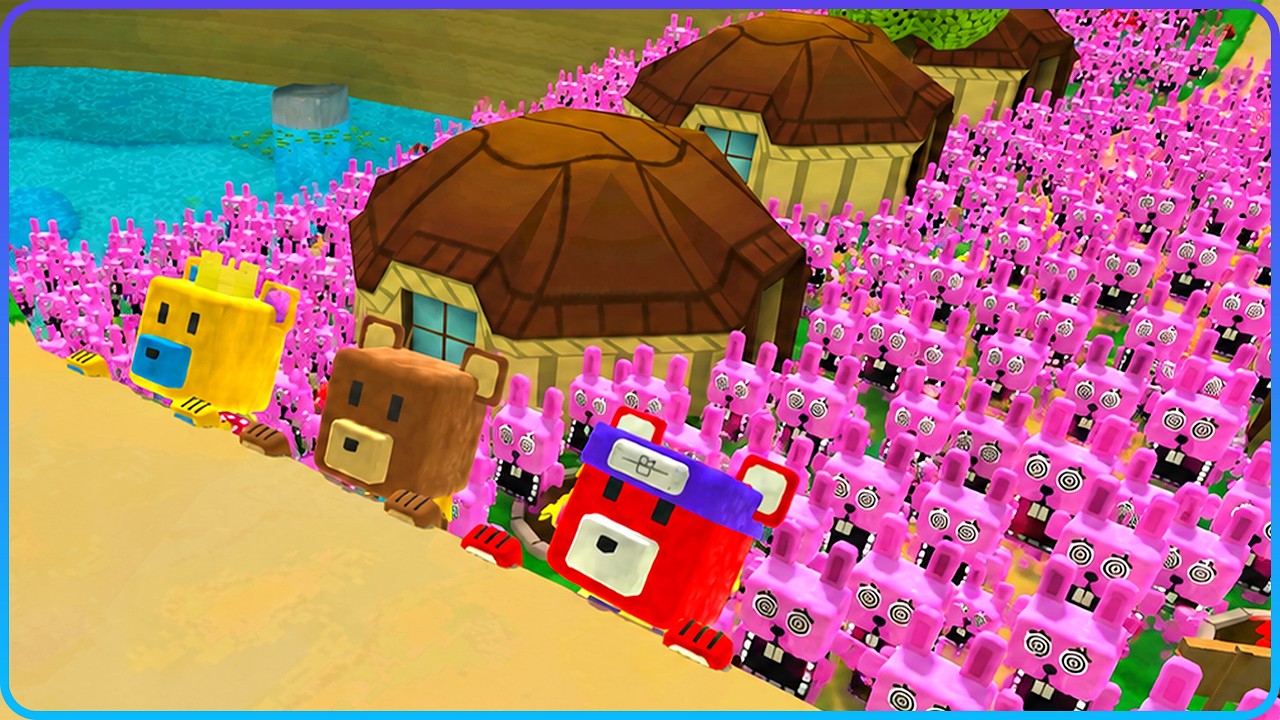 Army of Tristopios is Chasing Us Super Bear Adventure