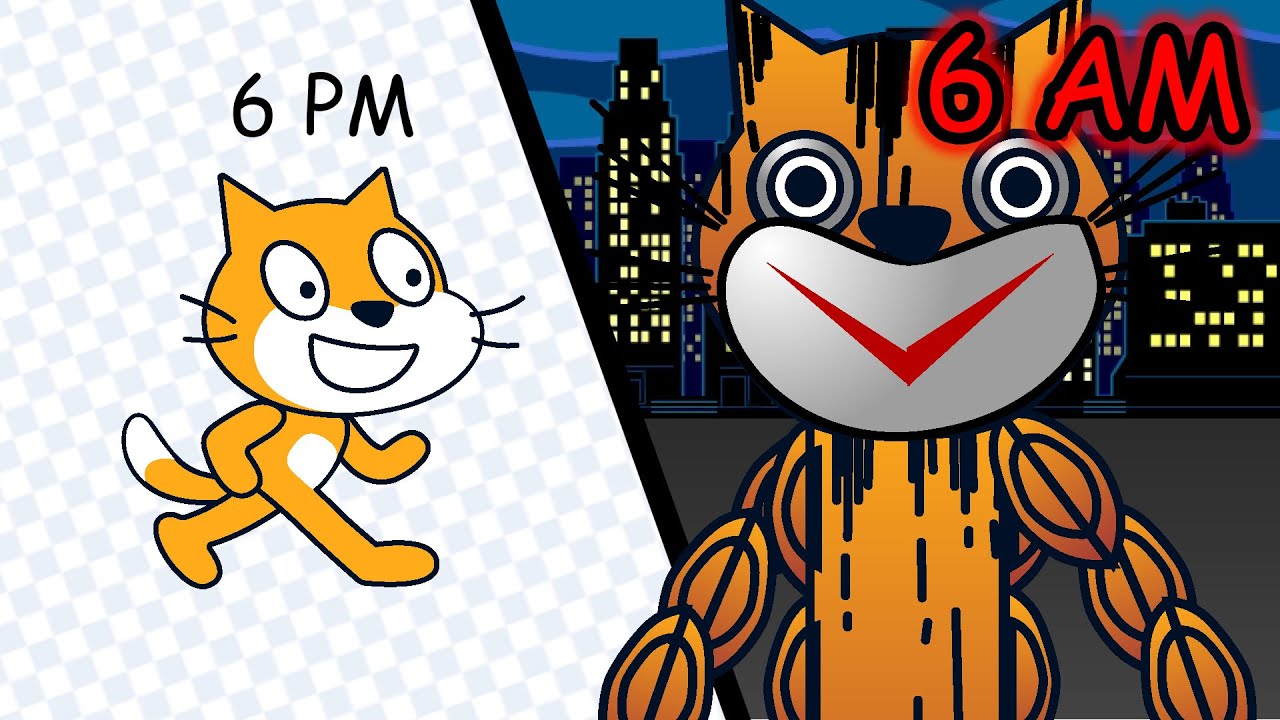 Я создал УЖАСАЮЩУЮ ХОРРОР-ИГРУ на Scratch.