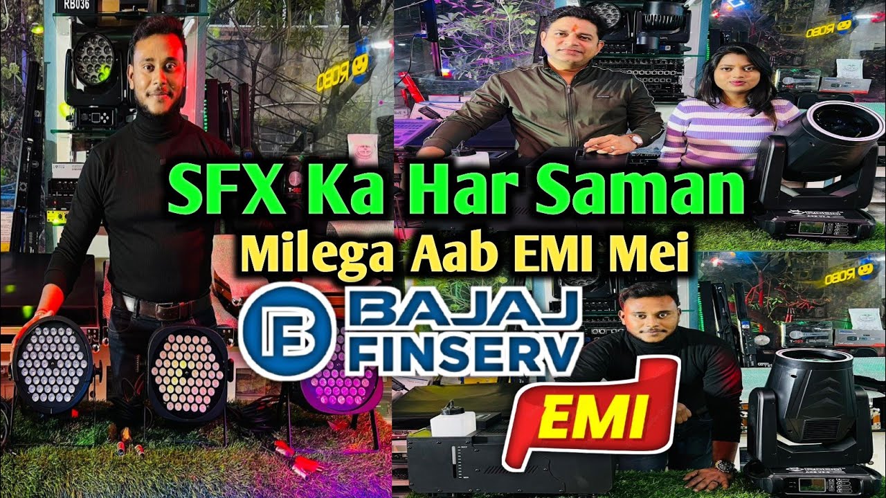 Best Dj Lights Wholesale Market In Kolkata || Zero Down Payment Mei Dj Lights Milega