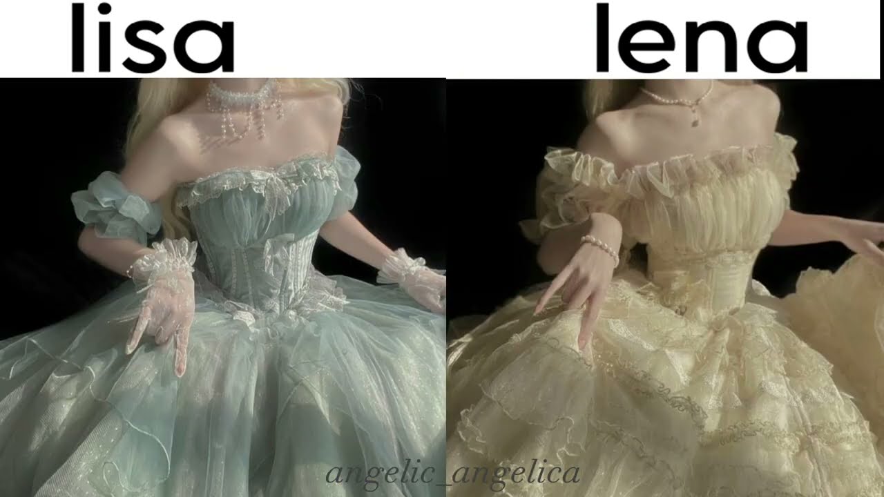 Lisa or Lena princess edition (ball gowns, crowns, makeup ,castles, knights ,royal core, etc.)