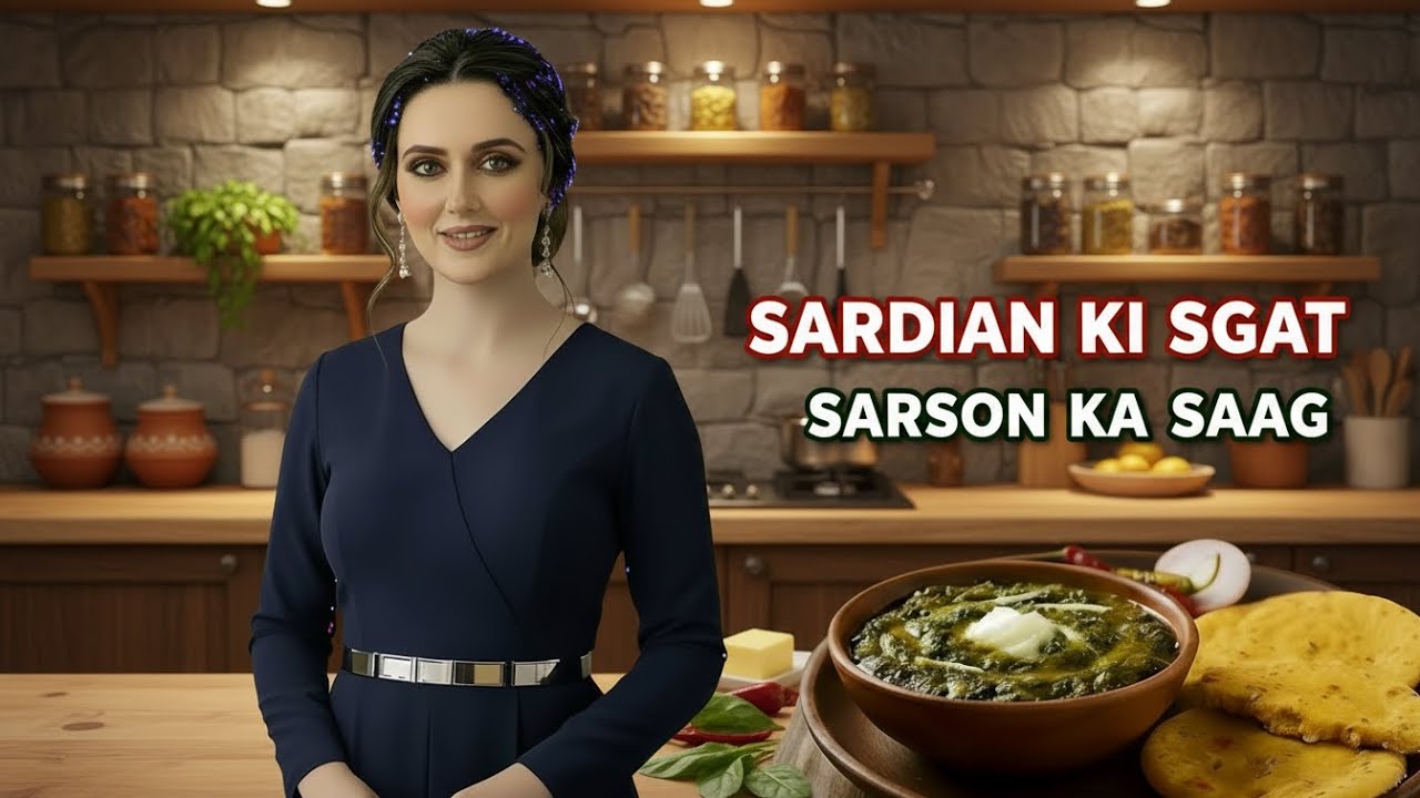 Sarson ka Saag - Complete & Easy Recipe | Traditional Punjabi Dish | Foodie Laiba.