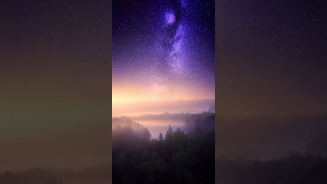 Let your thoughts drift like stardust... 🌌 #RelaxingMoments #NatureEscape #SoothingVisuals