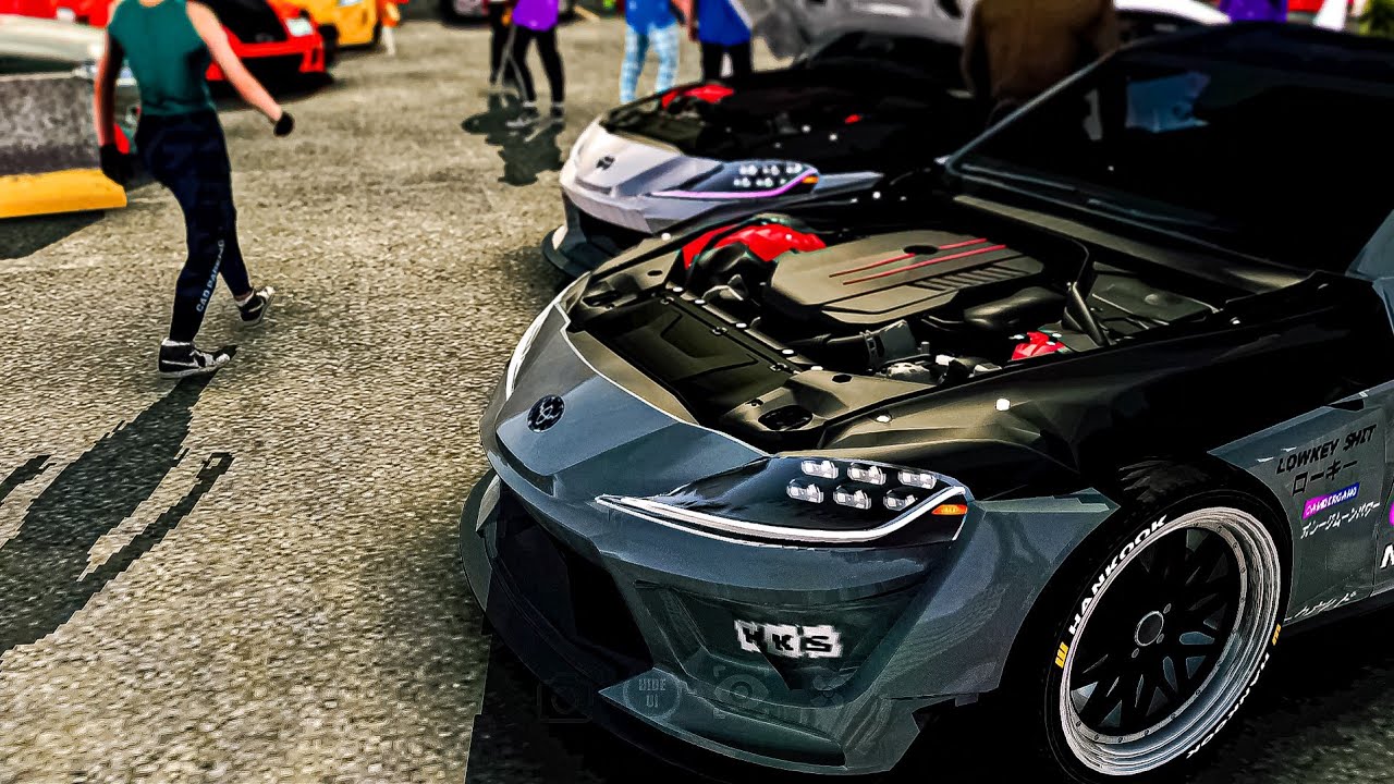 Toyota Supra Car Meet Event and Drifting | Car Parking Multiplayer