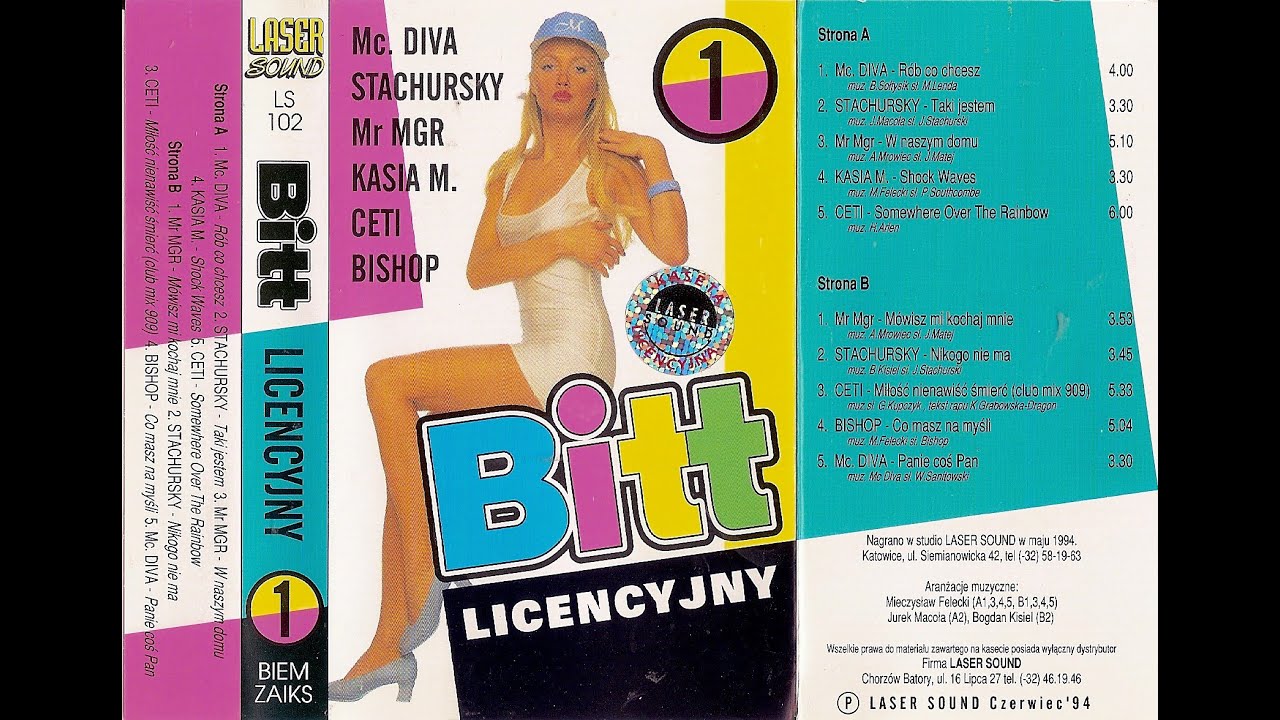 Mc. Diva - Panie coś pan [Bitt Licencyjny 1 (Laser Sound) (LS 102)] (Polski Dance)