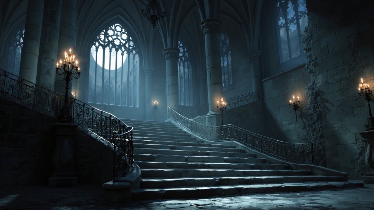 Dark Academia Piano Music ~ Ночное классическое фортепиано для учебы и чтения в замке