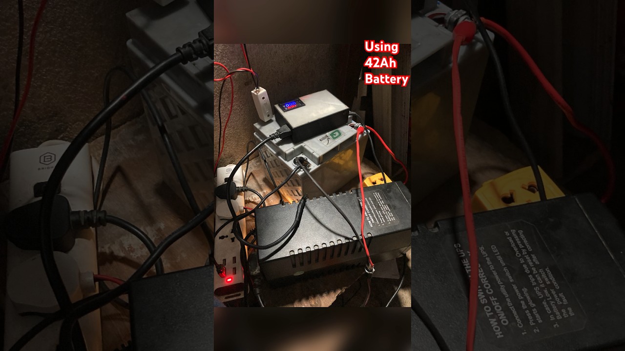 How to Extend Computer Ups Backup Time #diy#ups#best #battery backup#Mini Ups to extra backup time